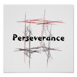 Martial Arts Perseverance Poster