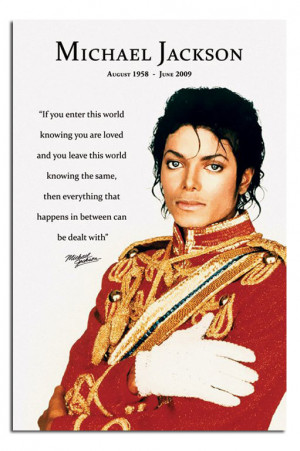 Michael Jackson Michael jackson quote & gorgeous picture