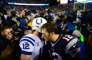 2014; Foxborough, MA, USA; New England Patriots quarterback Tom Brady ...