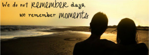 Remember moments Facebook Cover