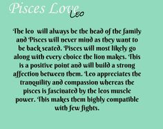 Pisces And Leo