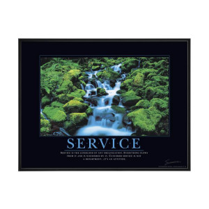 Service is the lifeblood of any organization. Everything flows from it ...