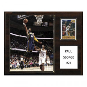 ... Collectables 1215PGEORGE Paul George Indiana Pacers NBA Player Plaque