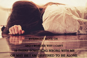 Alone Girl Quotes Beautiful Lying floor hairs crying sad