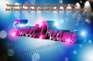 Beautiful Sweet Dream Quotes