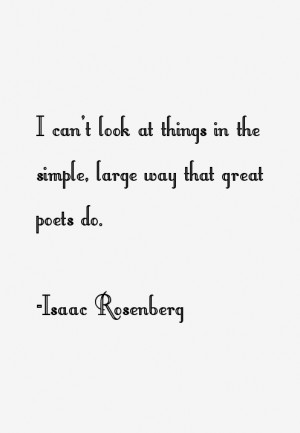 Isaac Rosenberg Quotes amp Sayings