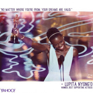 Lupita Nyong'o #Oscars #Quotes