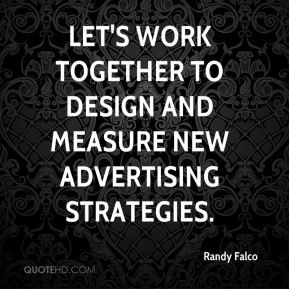 Let's work together to design and measure new advertising strategies.