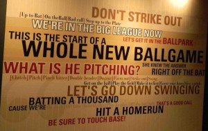 Baseball Quotes would love to put these all over the wall