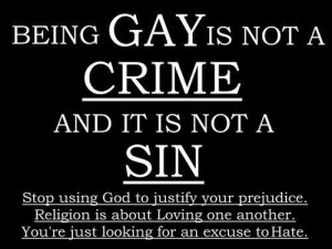Stop trying to justify your hate and prejuduce