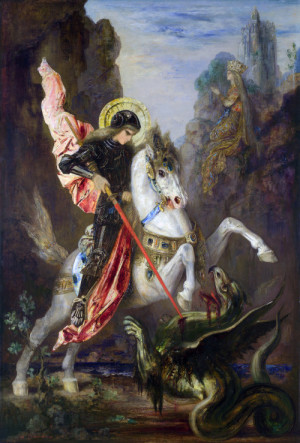 ... gustave moreau moreau Decadents Saint George and the Dragon Decadent