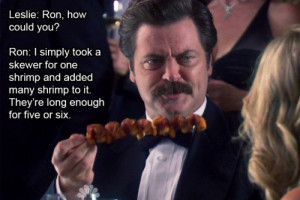 Parks and Recreation': All of Ron Swanson's Quotes About Meat in One ...