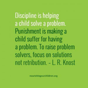 Why discipline is different from punishment