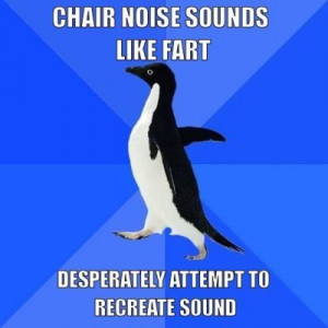 fart, funny, lol, noise, socially awkward penguin, truth