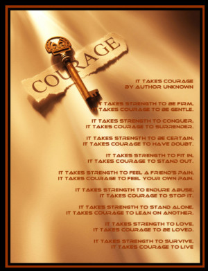 INSPIRATIONAL WINDOW – Do you see a parallel ? ‘Courage~~~Strength ...