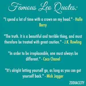 Famous Leo Quotes – Zodiac City