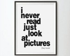 Inspirational quotes, quote prints, quote posters, Andy Warhol quotes ...