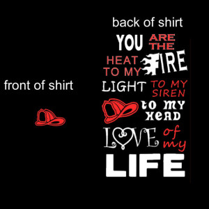 Firefighters Girlfriend Tshirt