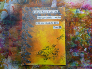 And then I journaled around the quote.