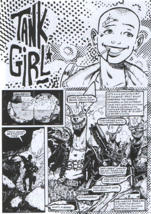 Tank Girl Comic Quotes From tank girl book 1 by