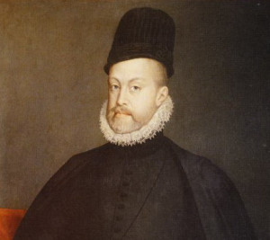 Philip II, king of Spain Habsburg (1527 - 1598)_____and as Prince