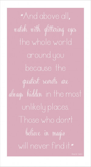 Mom quote and story - And above all, watch with glittering eyes... www ...