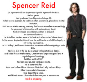 Spencer Reid - Facts - dr-spencer-reid Photo