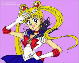Collab: Sailor Moon and Luna by Sweet-Blessings