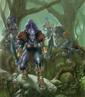 World Warcraft Troll Rogue