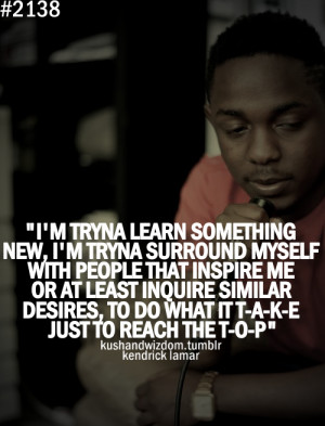 Kendrick Lamar Tumblr Quotes