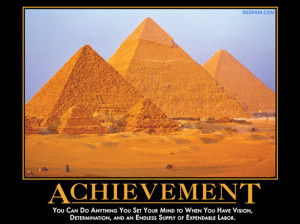 10 – Achievement – You can do anything you set your mind to when ...
