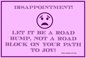 Don't Let Disappointment Block You From Joy