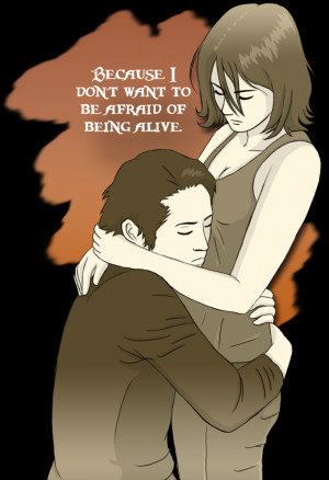 Walking Dead: Glenn and Maggie by SilverHyena