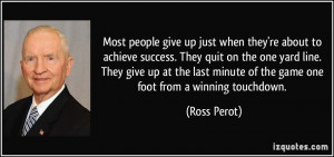 Ross Perot Quote