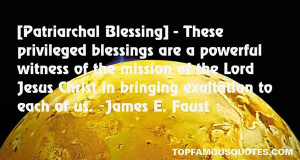 Top Quotes About Patriarchal Blessings