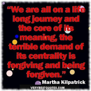 quotes we are all on a life long journey and the core of its meaning ...