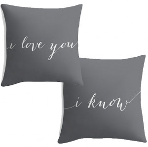 Set of 2 Pillow Covers with the quotes 