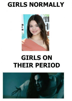 Girls on their period