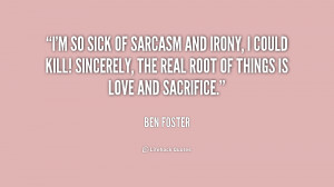 Quotes by Ben Foster
