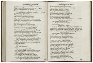 William Shakespeare, The Taming of the Shrew, Quarto, 1631. Courtesy ...
