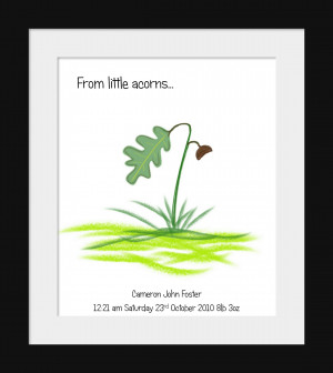 From Little Acorns' New Baby Fingerprint Kit by Fingerprint Tree at ...