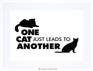 QUOTE-HEMINGWAY-ONE-CAT-LEADS-TO-ANOTHER-FRAMED-PRINT-F97X4361