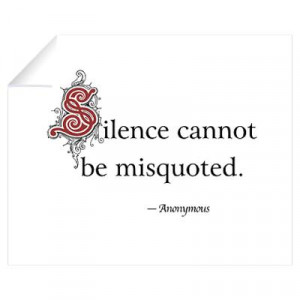 Silence cannot be Misquoted ~ Astrology Quote