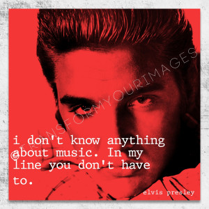 elvis quote 2 square wall art