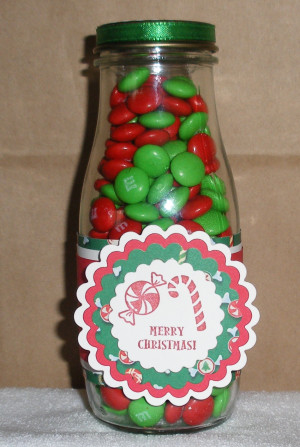 Holiday Blizzard Project – M & M Candy Gift Jar