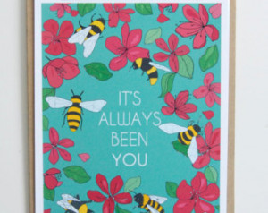 It's Always Been You - Illustra ted Quote Print ...