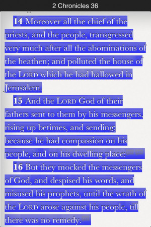 ... betimes, and sending; because he had compassion on his people, and on