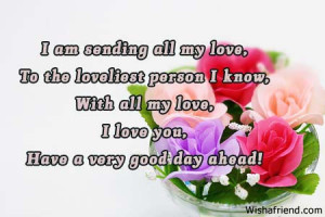 Good Day Messages for Him