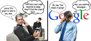 Tim Cook & Larry Page Reportedly Discuss Patents