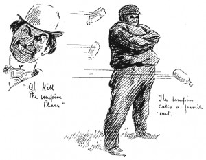 Baseball illustration by E. W. Kemble
